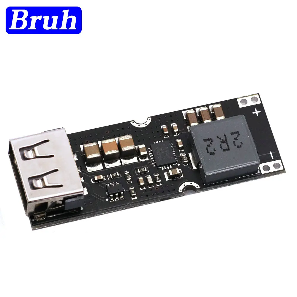 TPS61088 Single Cell Lithium Battery Boost Power Module Board 3.7V 4.2V Liter 5V 9V 12V USB Mobile Phone Fast Charge QC2.0 QC3.0