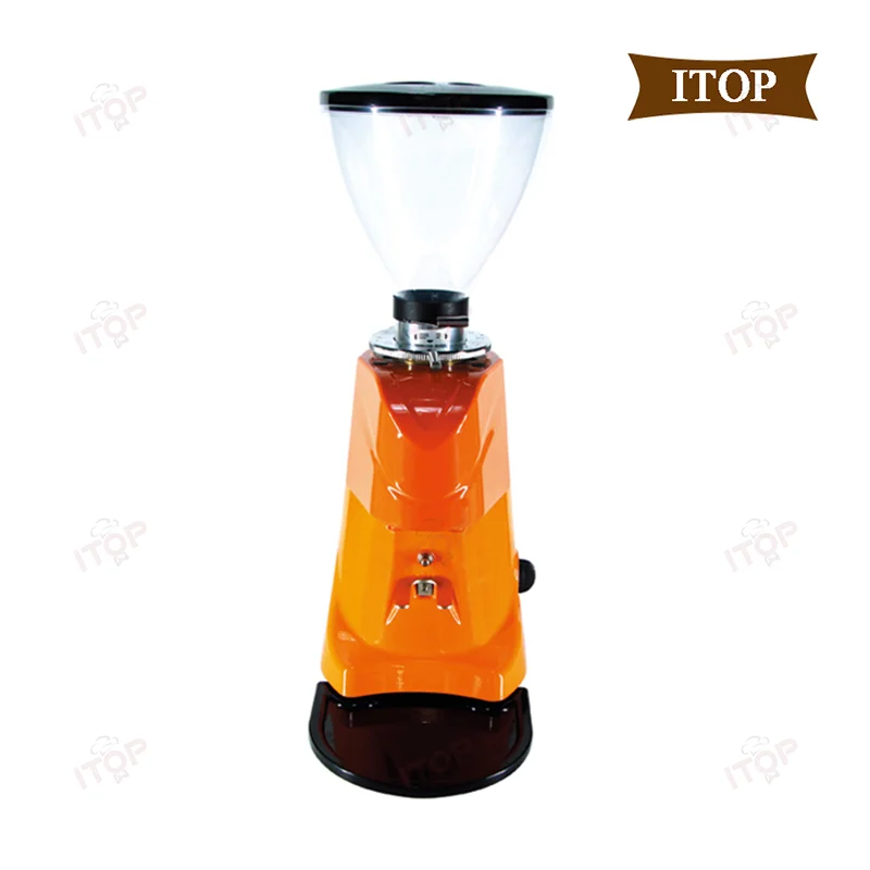 ITOP AFS60 Commercial Electric Grinder Straight Out Type Espresso Bean Grinder Flat Knife 64mm Coffee Miller 110V 220V