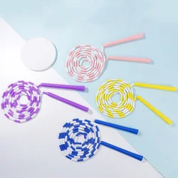 2.5m Bamboo PVC Jump Rope Exercise Beginner Soft Beaded Segmented Fitness Skipping Cable Workout Home Gym Adult Child