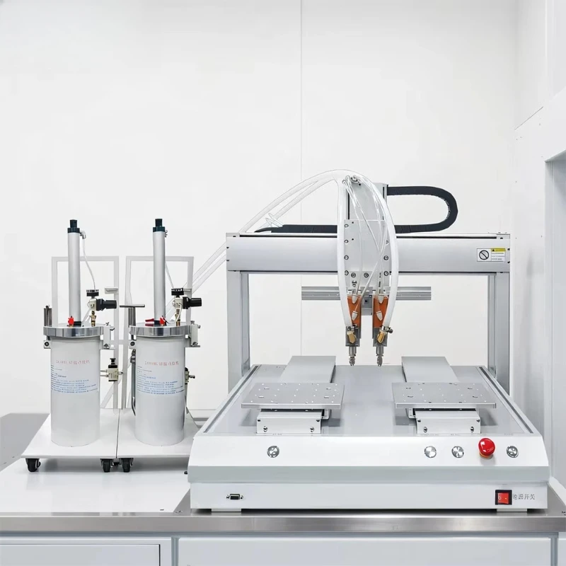 3-axis 2600ml Silicone Dispensing Machine for High-viscosity Silicone Sealant, Silicone Glue Machine with Two Barrel