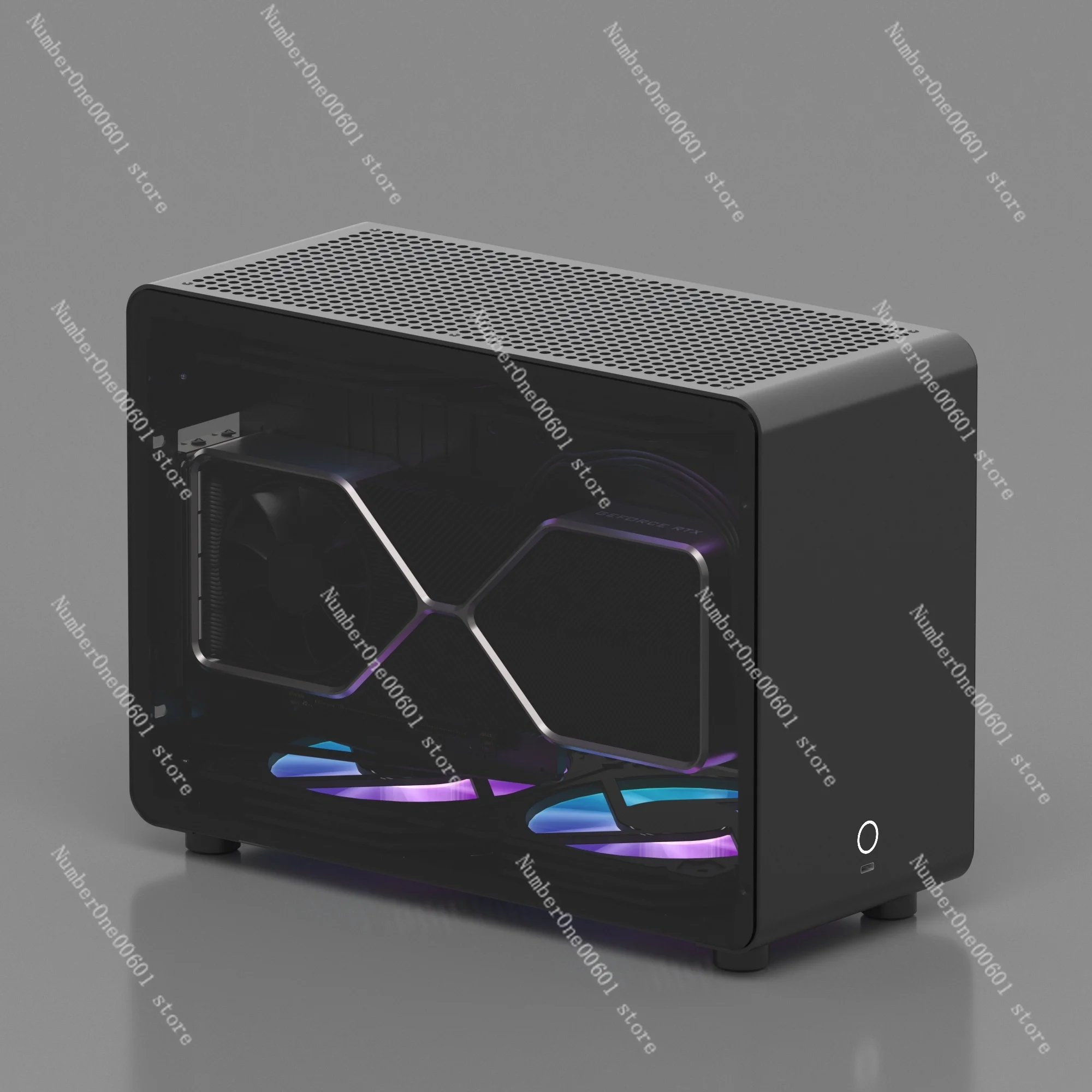 

G1-pro Шасси из алюминиевого сплава A4 Sfx240 Прозрачный корпус Itx с водяным охлаждением