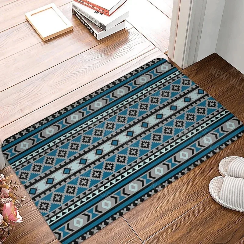 Boho Muster Vintage Türmatten Anti-Rutsch-Polyester Badezimmer Dusche Teppiche Küche Schlafzimmer Boden Fuß Teppich Hause Eingang Dekor