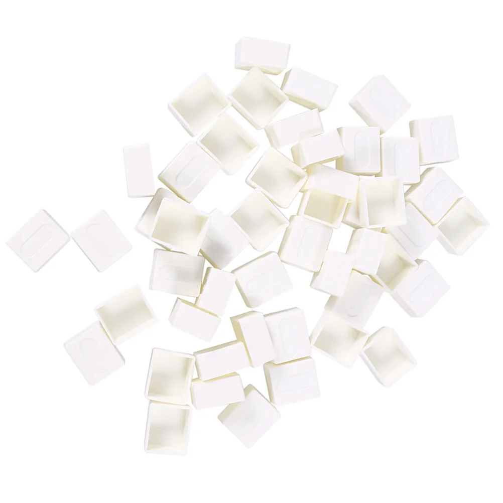 50 قطعة من علبة الطلاء بالألوان المائية، نصف مقالي فارغة، حجم محمول للمبتدئين والفنانين المحترفين، نصف مقالي ألوان مائية