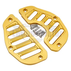 Juego de cubiertas de conducto de aluminio plateado/dorado para YAMAHA V-max1200, 1986-2007, 1987, 1988, 1989, 1990, 1991, 1992, 1993, 1994, 1995, 1996, 1997, 1998