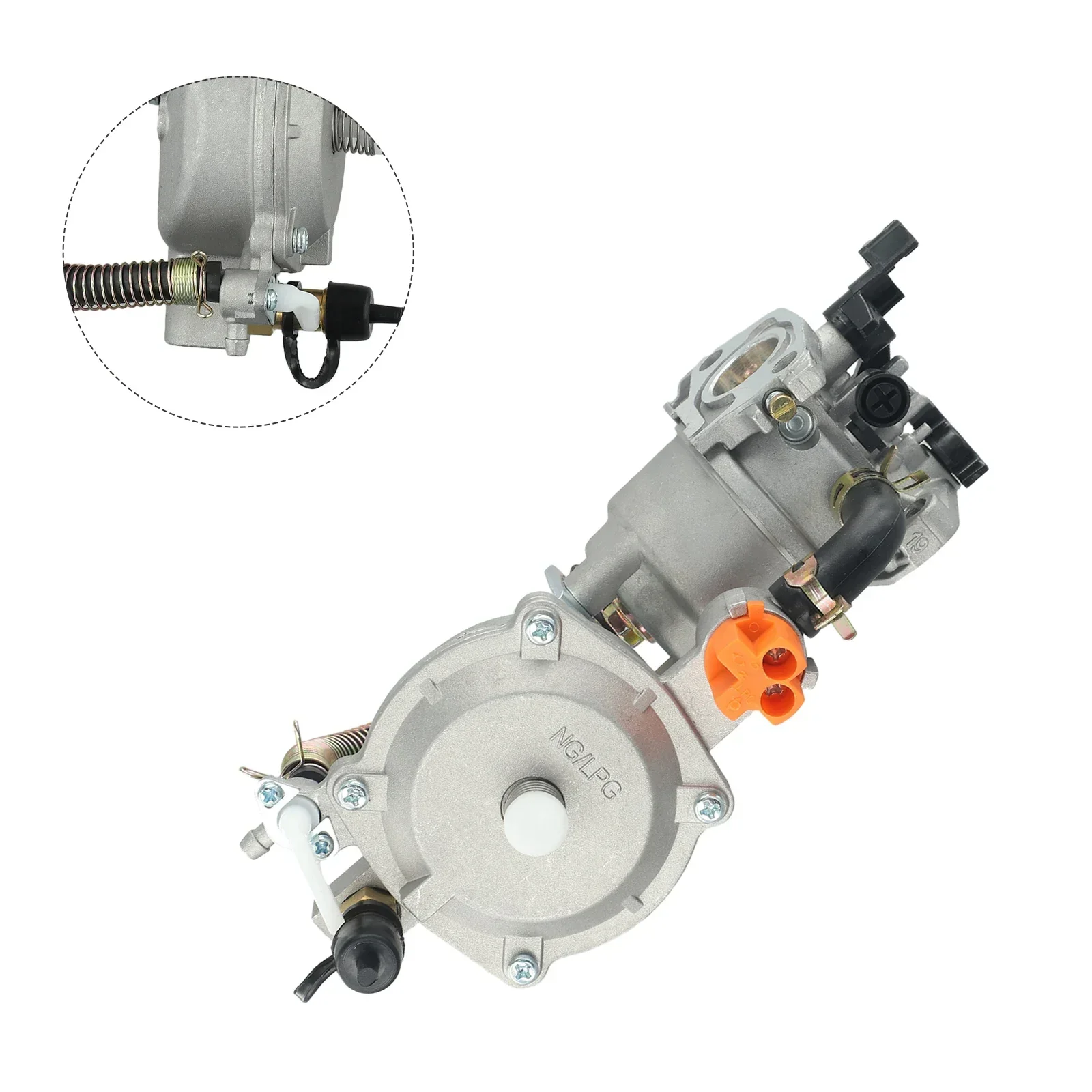 LPG168 Gasoline Generator Dual Fuel Carburetor Kit 3KW 168F 170F 6.5HP For 100153 100165 100296 Replacement Generator