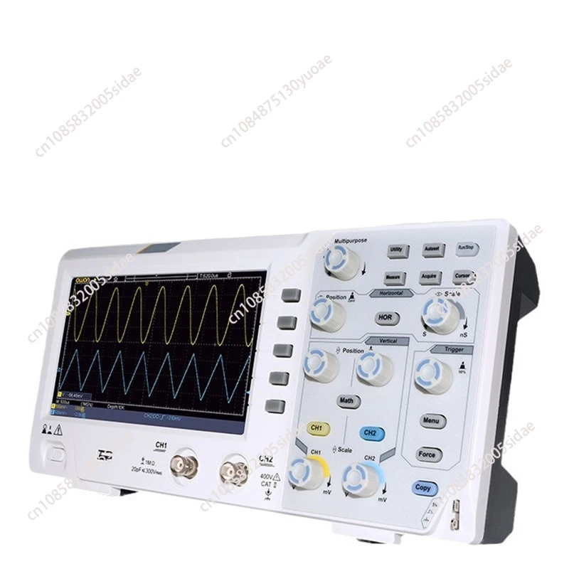 SDS1022 SDS1102 SDS1202 SDS1104 1GS/s 100MHz Osciloscopio Digital Oscilloscope 2CH Oscillometer 7 inch Storage Oscilloscope