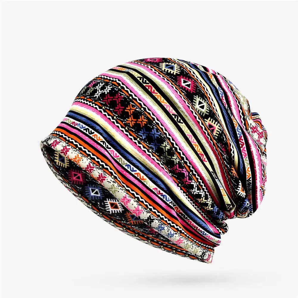 Sport Casual Elastic Winter Warm Sleep Caps Beanies Chemo Hat Women Turban Hat Muslim Hijabs Head Wrap Beanies