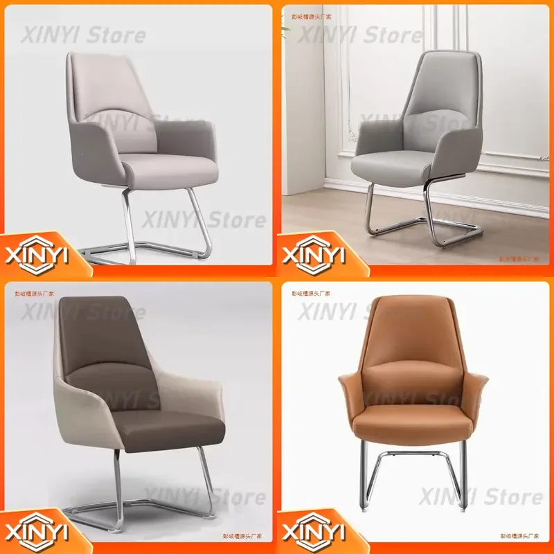 Ergonomic Swivel Office Chair for Computer Workstation Conference Room Boss Desk Home Study Reception Area