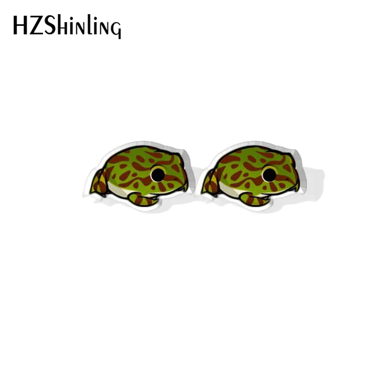 2023 Cartoon Frogs Axolotl toad Acrylic Resin Stud Earrings Epoxy Handmade Jewelry Gifts Friends