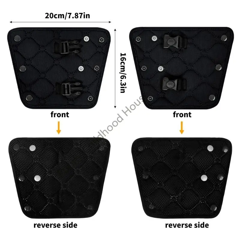 D0LA 1 paire pinces poitrine pour bébé, universelle, boucle ceinture sécurité pour voiture, Clip