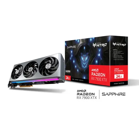 การ์ดจอ Sapphire Radeon RX 7900 XTX 24G Platinum สำหรับเล่นเกมบนเดสก์ท็อป