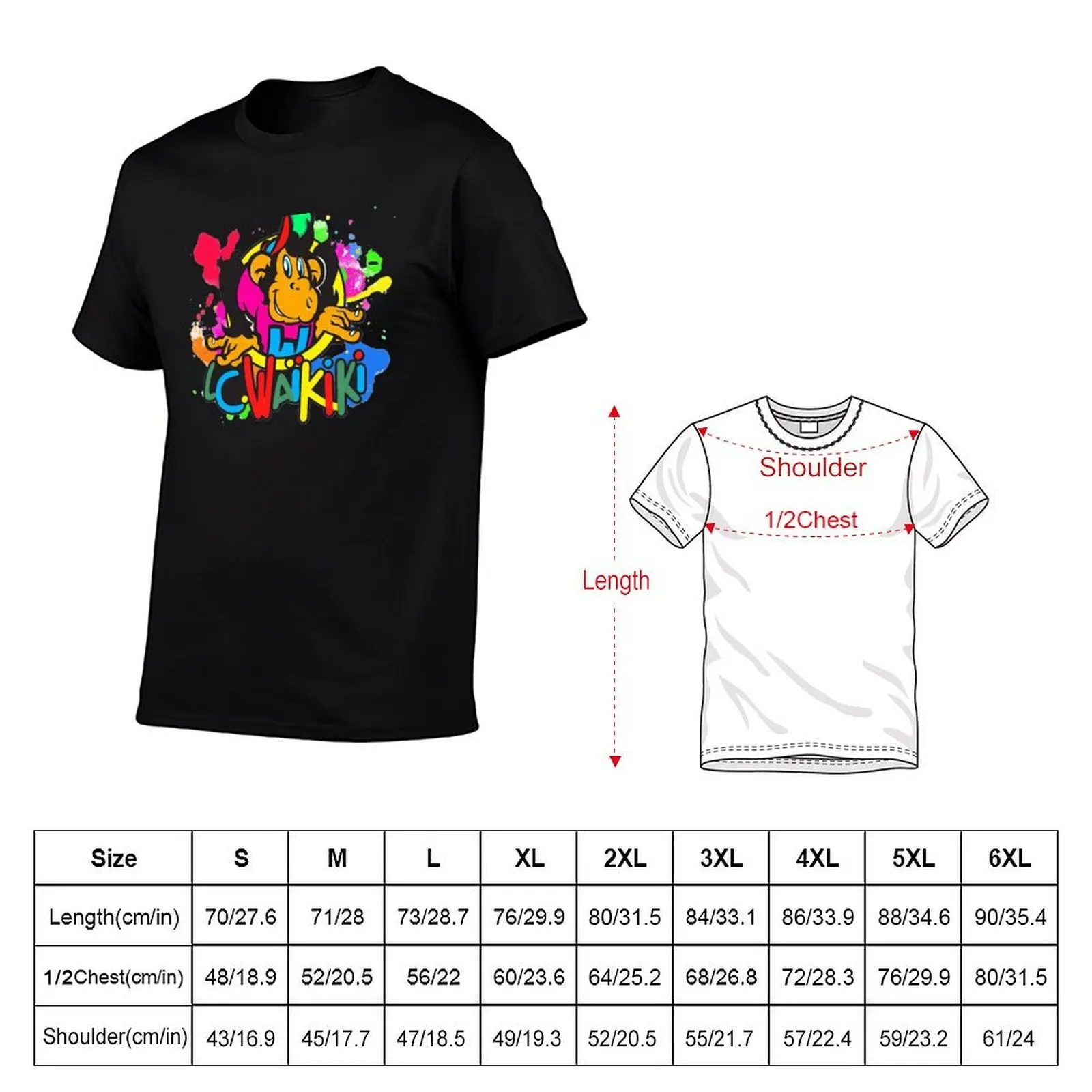 Colorful Waikiki T-Shirt man t shirt luxury man t shirt cotton t shirt man casual T-shirt