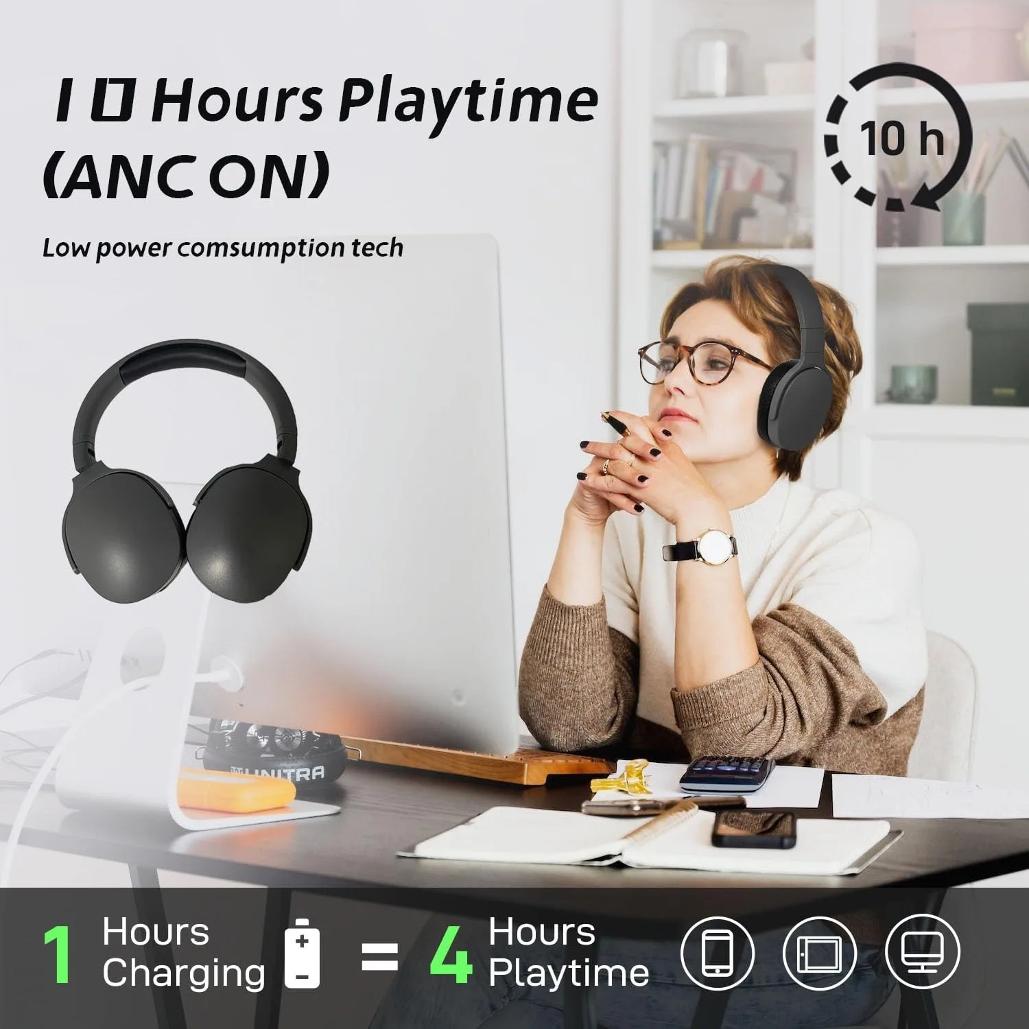 P2961 fones de ouvido sem fio bluetooth sobre a orelha alta fidelidade estéreo esportes verdadeiros com fones tf/aux leitor música com microfone presentes