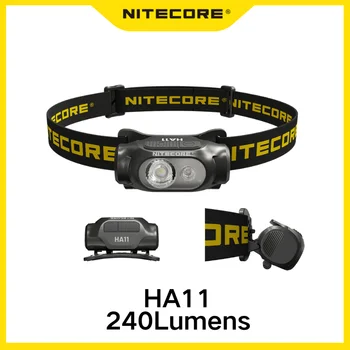 NITECORE HA11 240 Lümen Far Maksimum 90 Metre Atış Çalışma Süresi 40 Saat Hafif Gece Çalışan Far