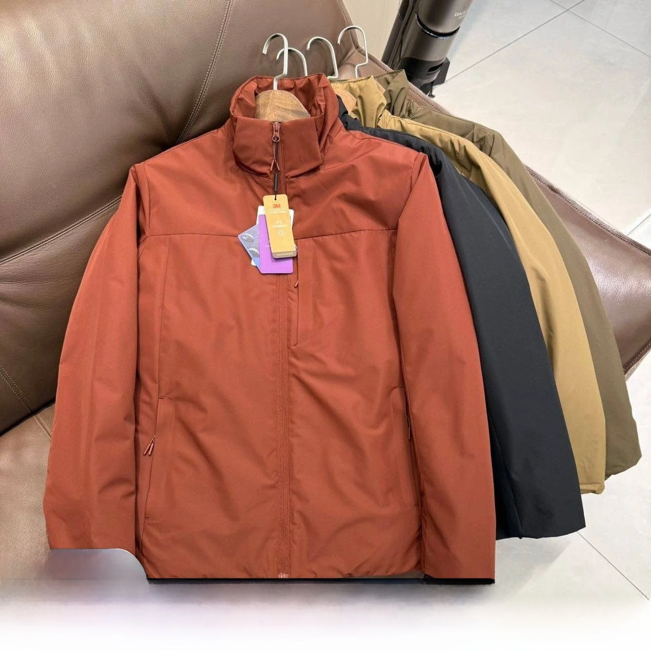 

Водонепроницаемая ветрозащитная теплая хлопковая куртка для мужчин, уличная повседневная съемная капюшон, молодежная модная подставка, длинное пальто све