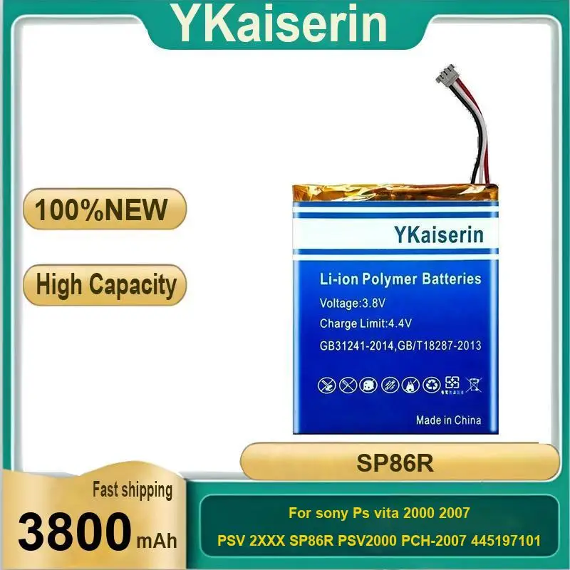 

High Performance For Sony PS Vita 2000 Psvita2000 Psv 2XXX SP86R PSV2000 Pch-2007 4-451-971-01 2007 3800Mah Battery
