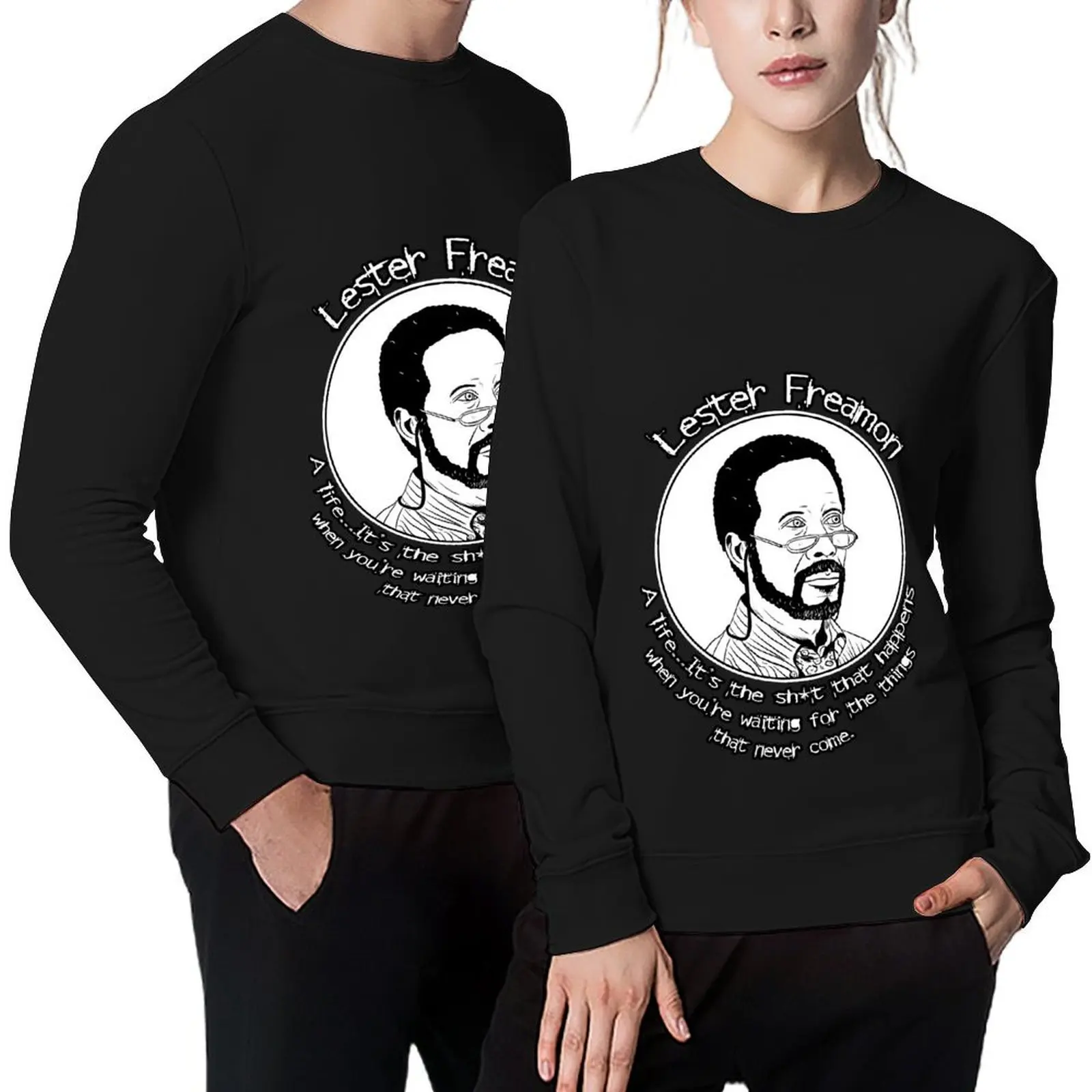 

Lester Freamon - The Wire Pullover mens clothing tracksuit men blouse men's clothes anime sweatshirt