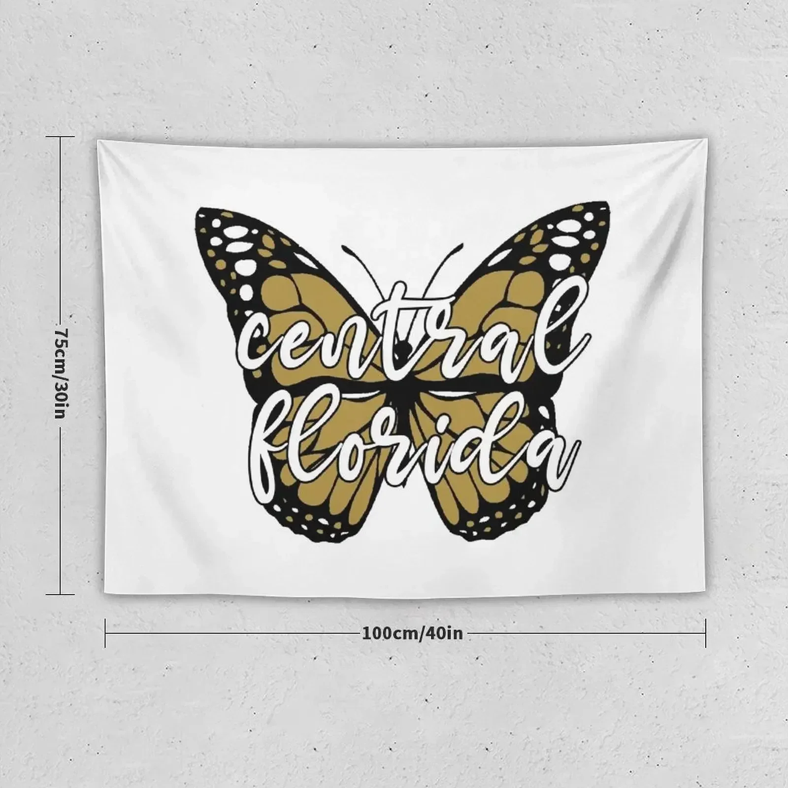 Central Florida Butterfly Tapestry Bedroom Decorations Decorative Paintings Tapestry