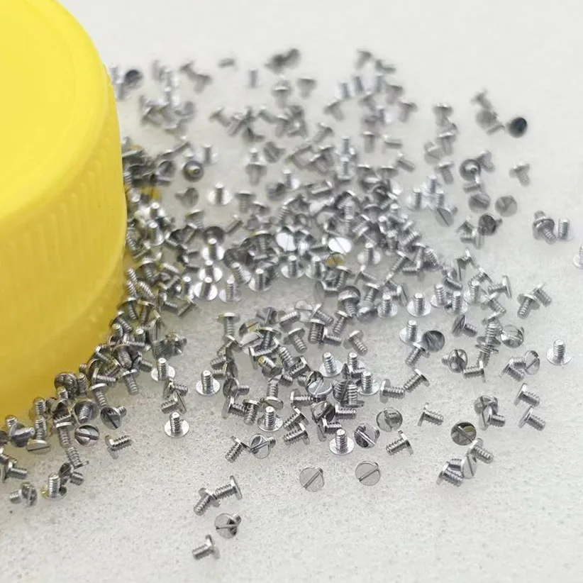 10/ 30/ 50/70/100pcs  Watch movement components 7750 movement clamping plate screws silver upper clamp screw swing clamp