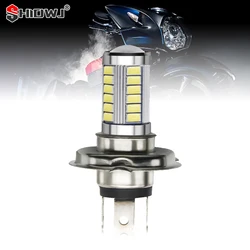 1Pcs H4 33SMD LED Motorcycle Headlight Bulbs 800LM 6500K Led Moto Motorbike Daytime Running Light 12V Auto Lighting Car Lights