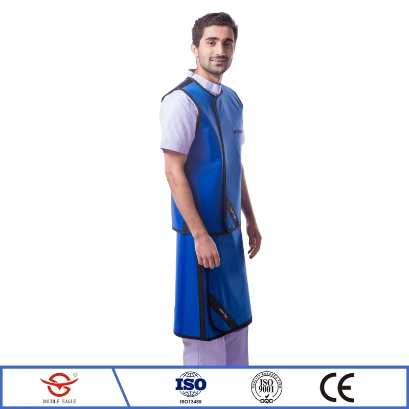 X-ray protective 0.35mmpb lead vest and lead skirt radioactive workshops ionizing radiation protection adult lead apron set