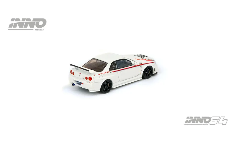 INNO 1:64 NISSAN SKYLINE NISMO GT-R R34 SPORTS  Collection of die-cast alloy car decoration model toys