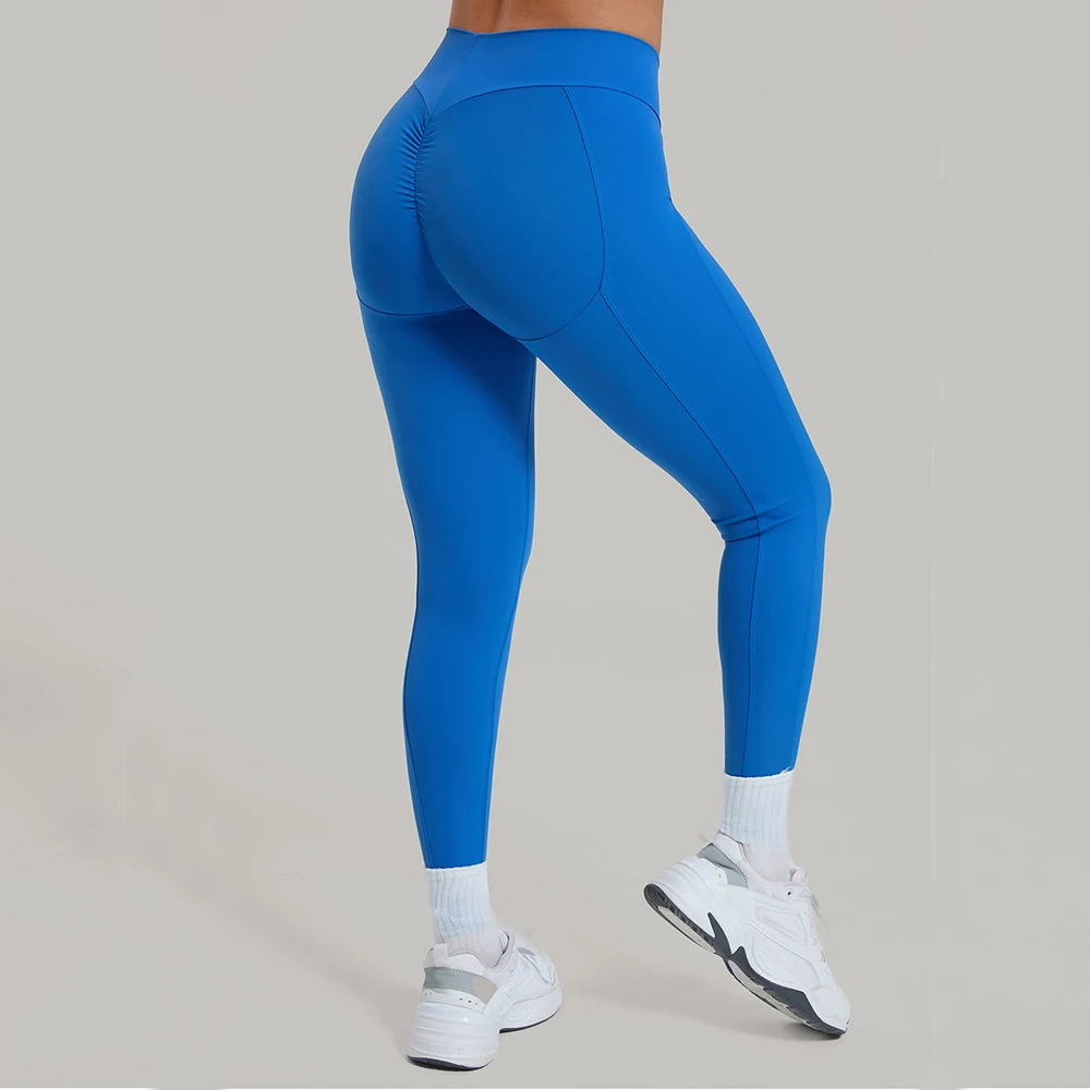 Women Scrunch Peach Butt Yoga Leggings High Waist Tummy Control Quick Dry Sweat Wicking Soft Fabric Gym Running Fitness Pants