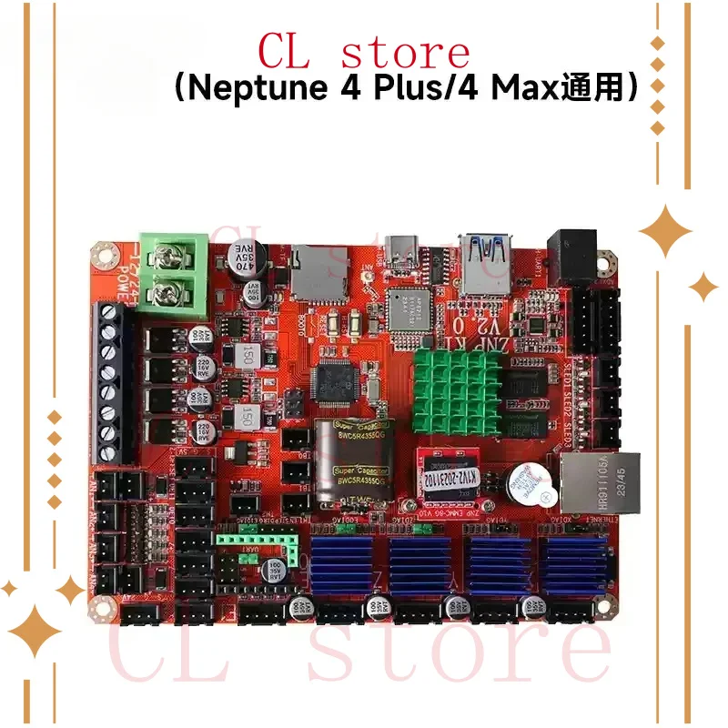 Neptune 4/4 Pro/Max/Plus Klipper اللوحة الأم الصامتة ARM64 التردد الرئيسي عالي الأداء لأجزاء الطابعة ELEGOO ثلاثية الأبعاد CF #1