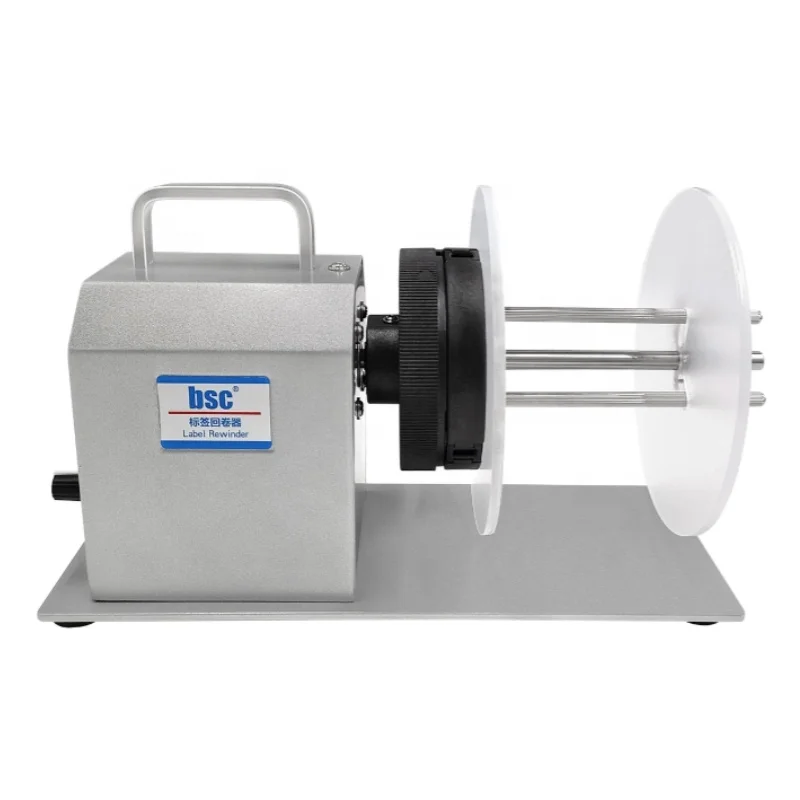 New Automatic BSC-X5S 140mm Width Barcode Label Paper Rewinding Machine Printer