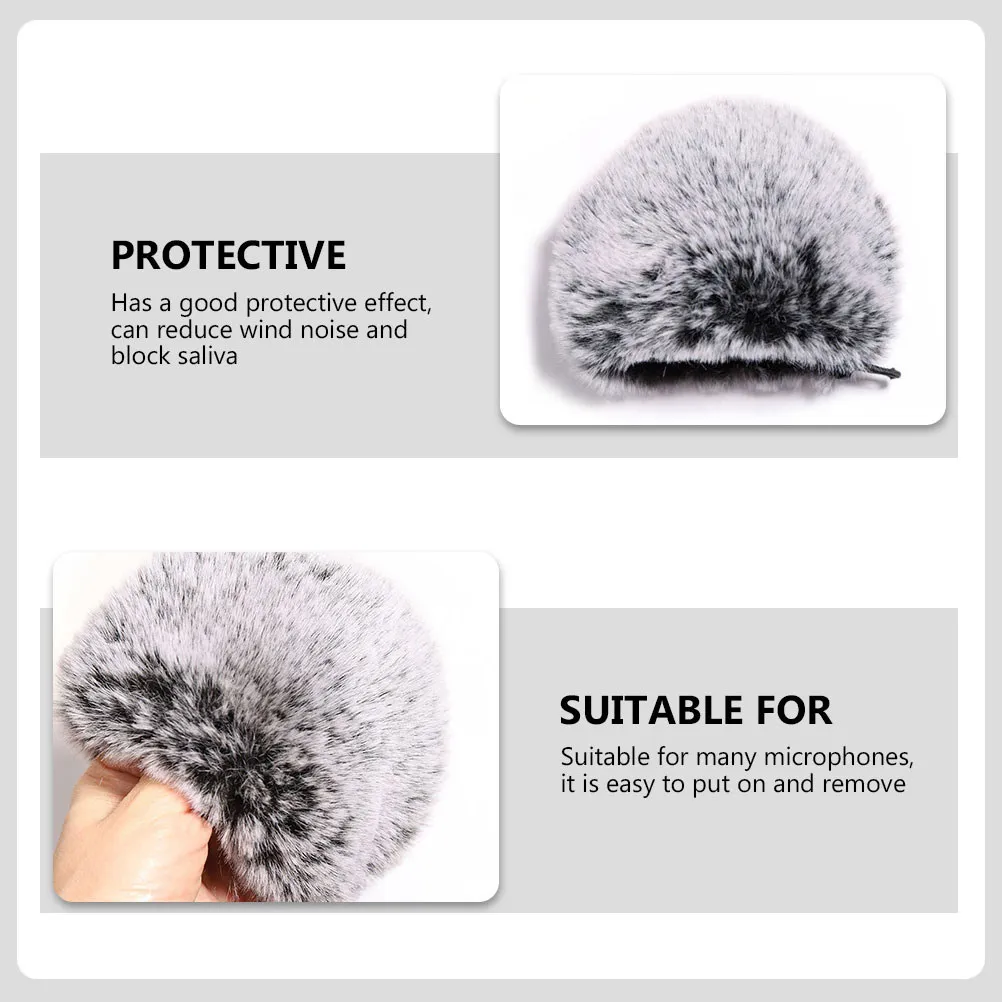 Microphone Windproof Splash-Proof Cover Noise Reduction Sleeve Protector Anti-Splash Mic Cover Ktv Singing Accessory