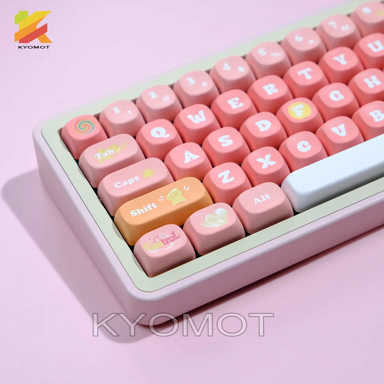 

KYOMOT 128 клавиш/наборы, колпачки для клавиш Dragononed God Ball, PBT Dye MOA Profile, колпачки для клавиш аниме Fats Buu для MX Switch Games, механическая клавиатура