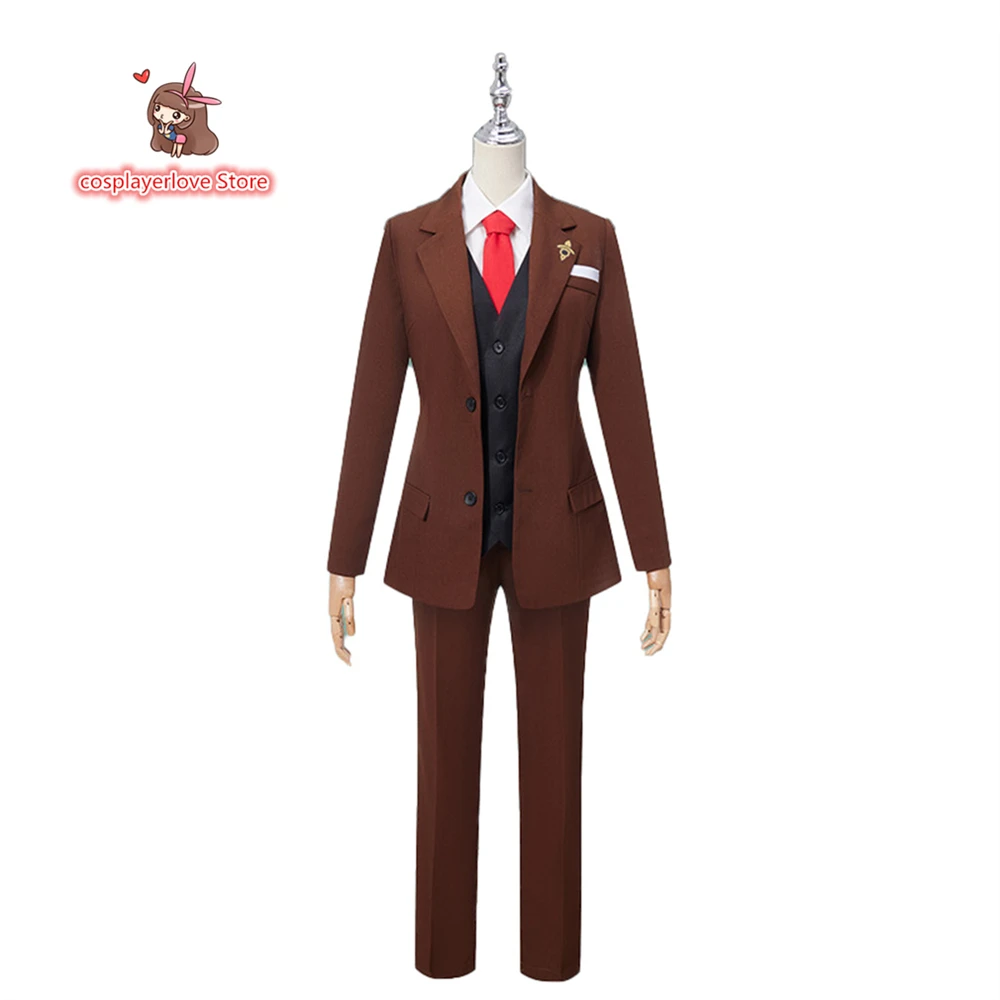 

Loid Forger Evening brown suit cosplay Costume Halloween Christmas Costume