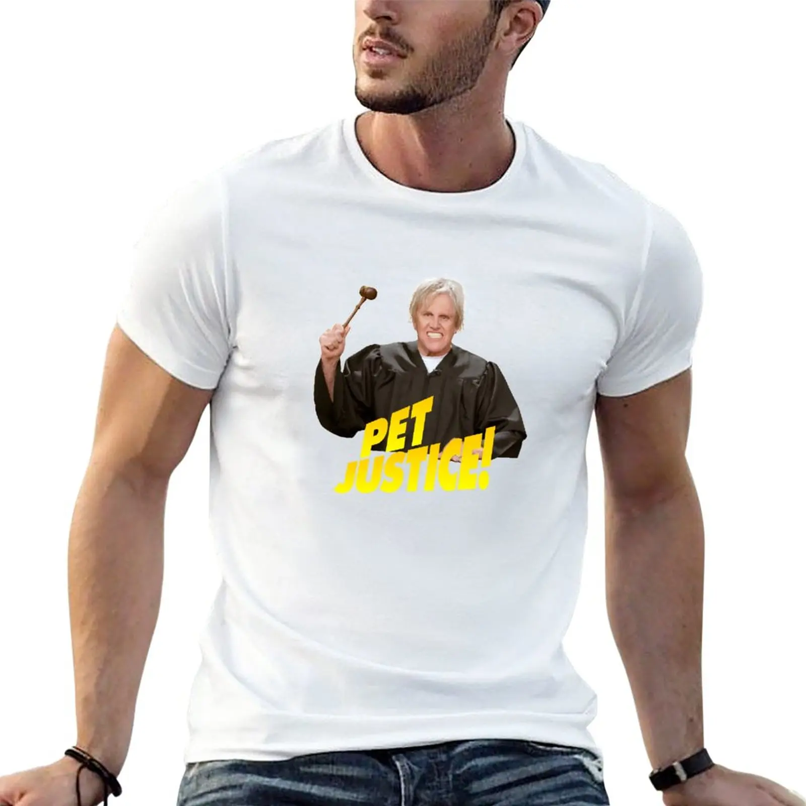 

New Gary Busey Pet Justice! T-Shirt sweat shirts sports fan t-shirts t-shirts man plus size t shirts t shirts for men