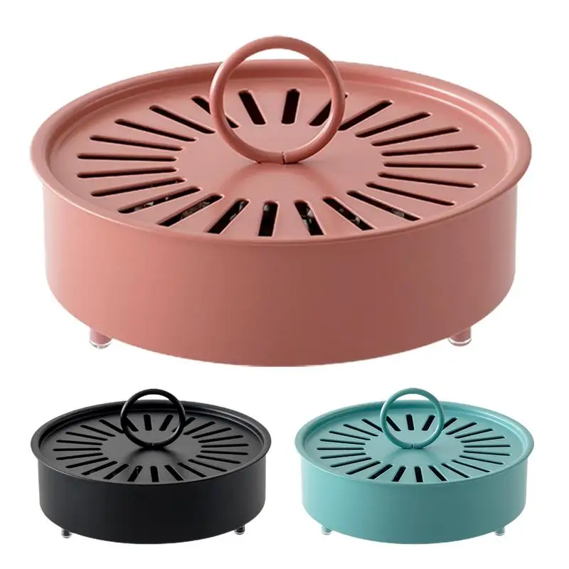 

Mosquito Coil Box Coil Holder incense burner Mosquito Coil Tray Holder Insect Repellent Anti-fire Sandalwood Incense Burner Box