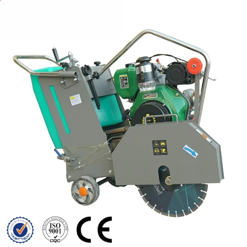 Pavement Cutter 11-13HP 500-600mm Blade 55L Water Tank 180mm Cutting Depth Concrete Asphalt