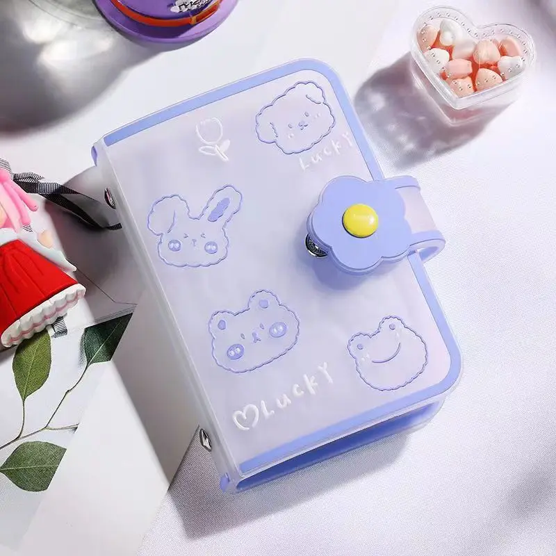 Mini Photo Album 20 Pockets 3 Inch Instax Album PVC Photocard Holder Women ID Credit Card Holder Binder