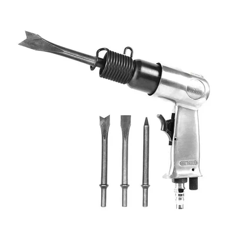Neumatic Hammer Tool Handheld Air Industrial Powerful Handle Straight Type Air Chisel Pneumatic Hammer Shovel Tool 150Mm-AT36