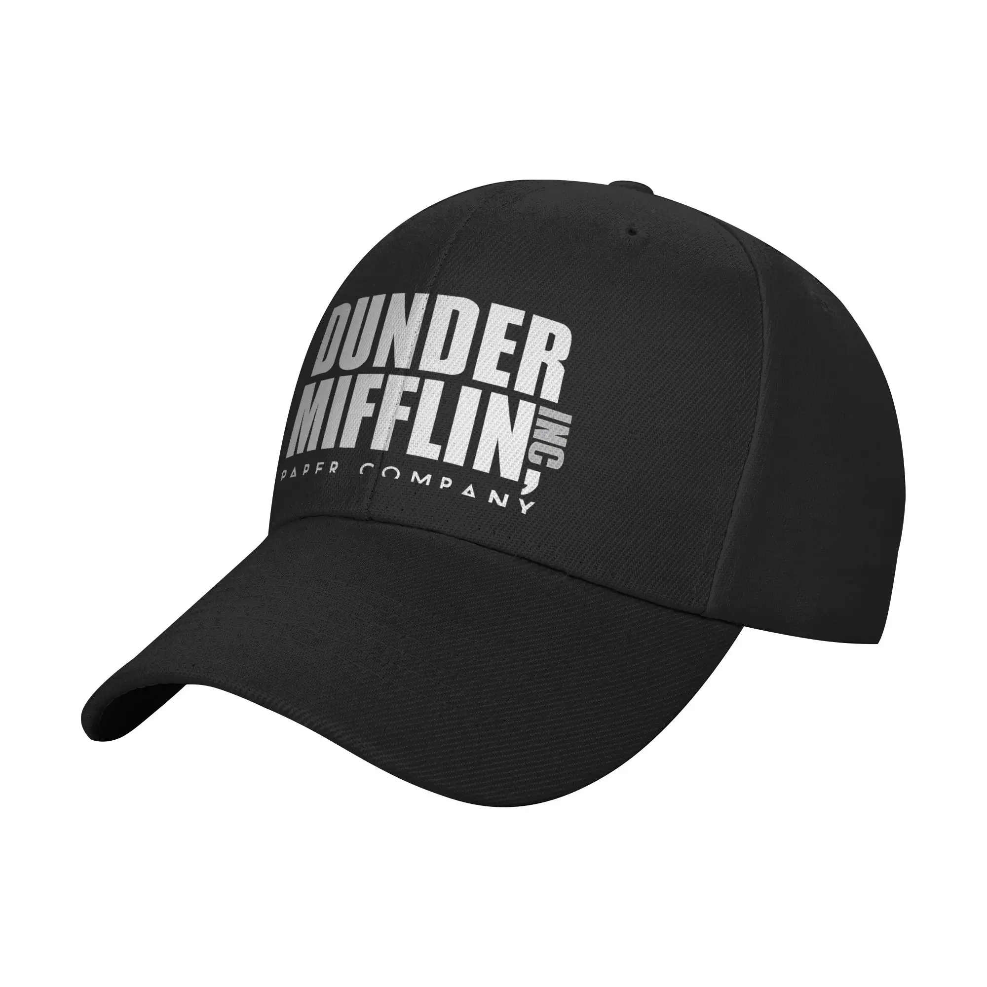 Fashion The Office Dunder Mifflin Curved Brim Baseball Cap Exquisite Craftsmanship Women's Visors