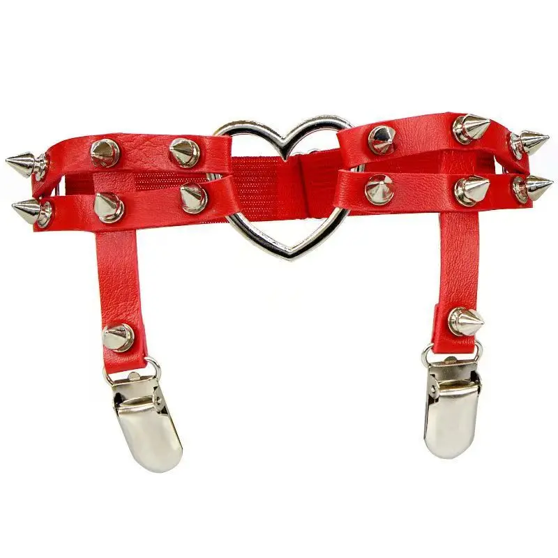 1pc Creative Trendy Thigh Leg Loop Adjustment Anti Slip Buckle Sock Clip Garter Belt Clip Sock Elastic Thigh Loop