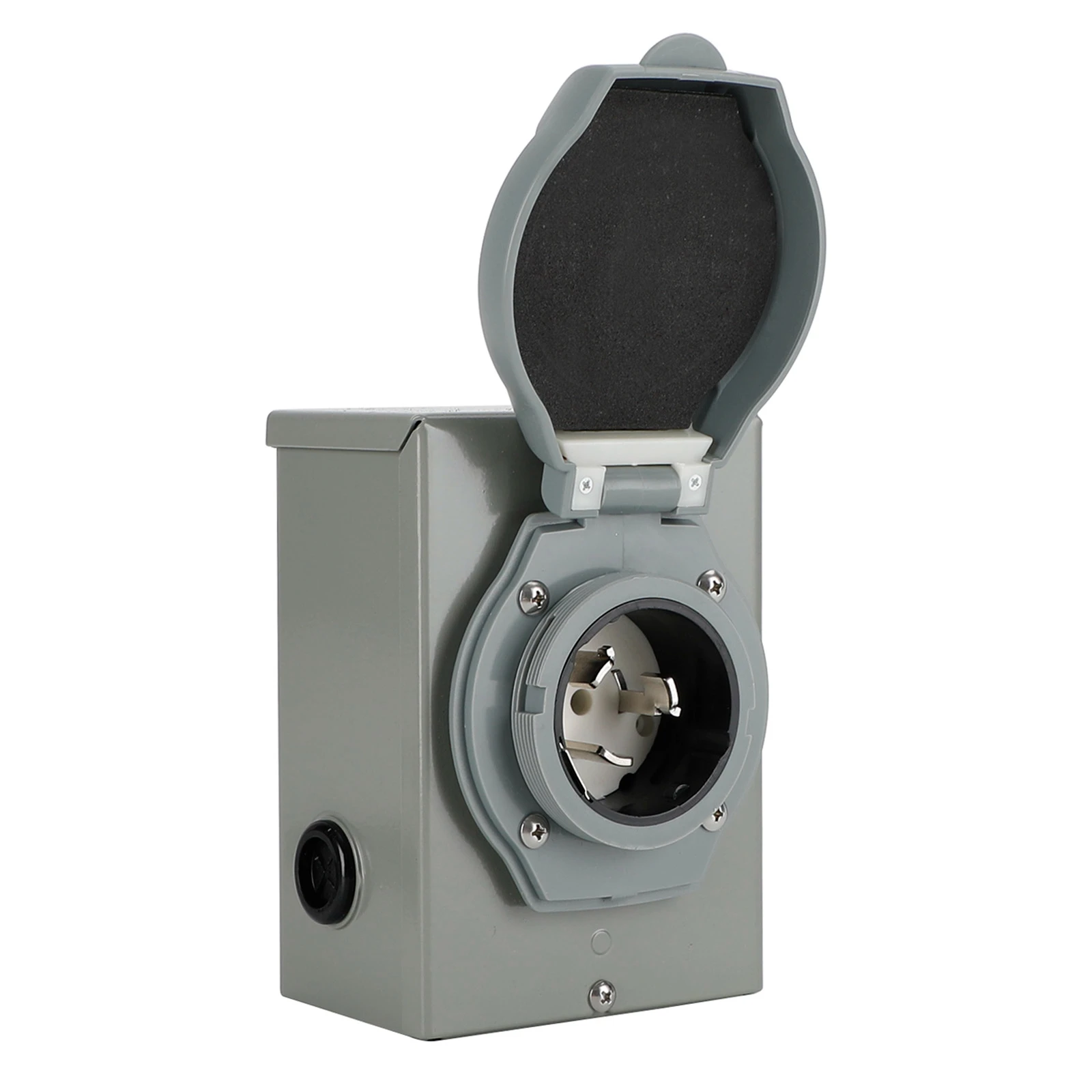 Artudatech 50Amp مولد الحبل 25FT + صندوق مدخل الطاقة مقاوم للماء كومبو عدة RV تمديد الحبل مصبوب موصل ومقابض 125/250 فولت