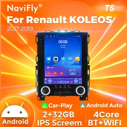 Autoradio Android per Renault Koleos Megane 4 Samsung SM6 talismano 2017-2019 lettore multimediale Tesla schermo verticale GPS Stereo