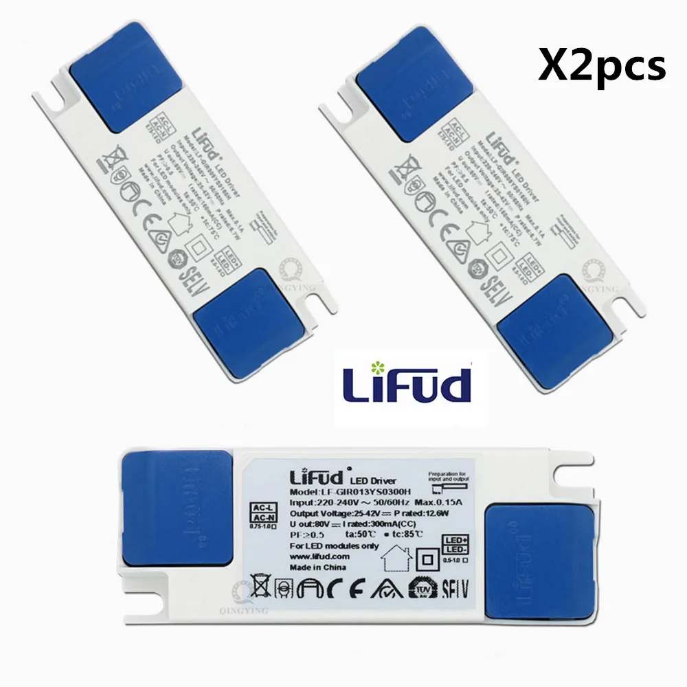 2 pz/lotto iFud LED Driver 5.6-23.4W 135mA 160mA 180mA 200mA 250mA 300mA 350mA 400mA 450mA 500mA 550mA 600mA 25-42V Power Transform