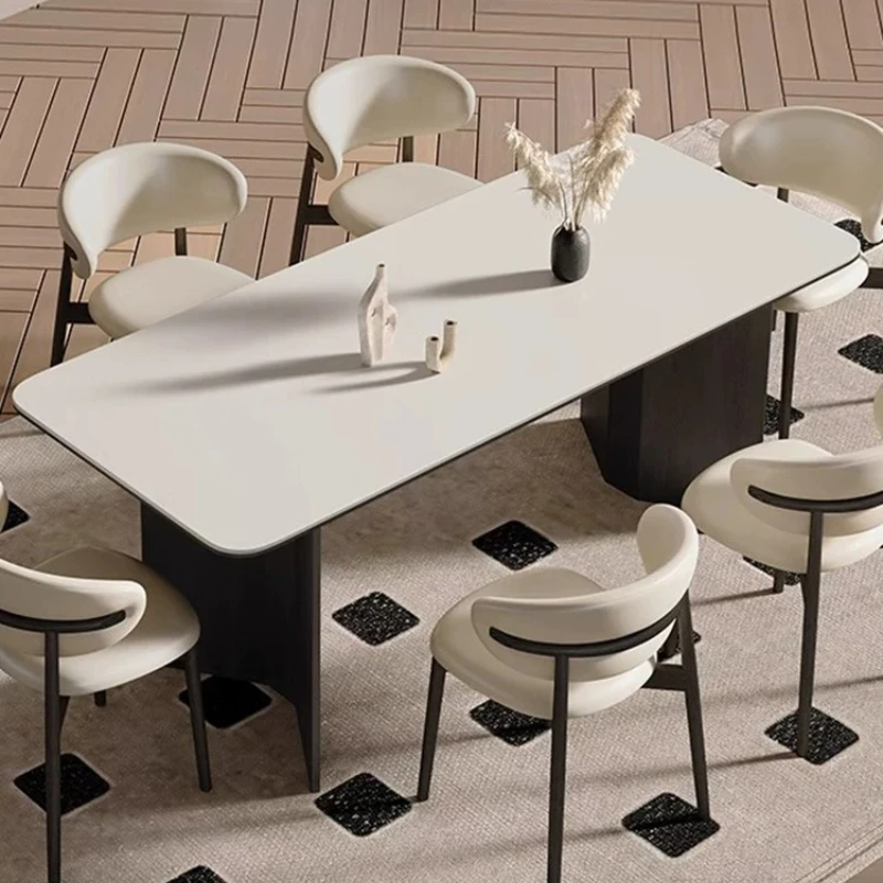 Multifunctional Interior Coffee Dining Tables Home Modern Seating Room Dining Tables Mesa Comedor Extensible Interior Furniture