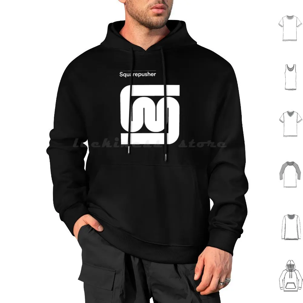 S — Squarepusher Classic Hoodies Long Sleeve Aphex Twin Music Electronic Techno Electronic Music Idm Rave Industrial