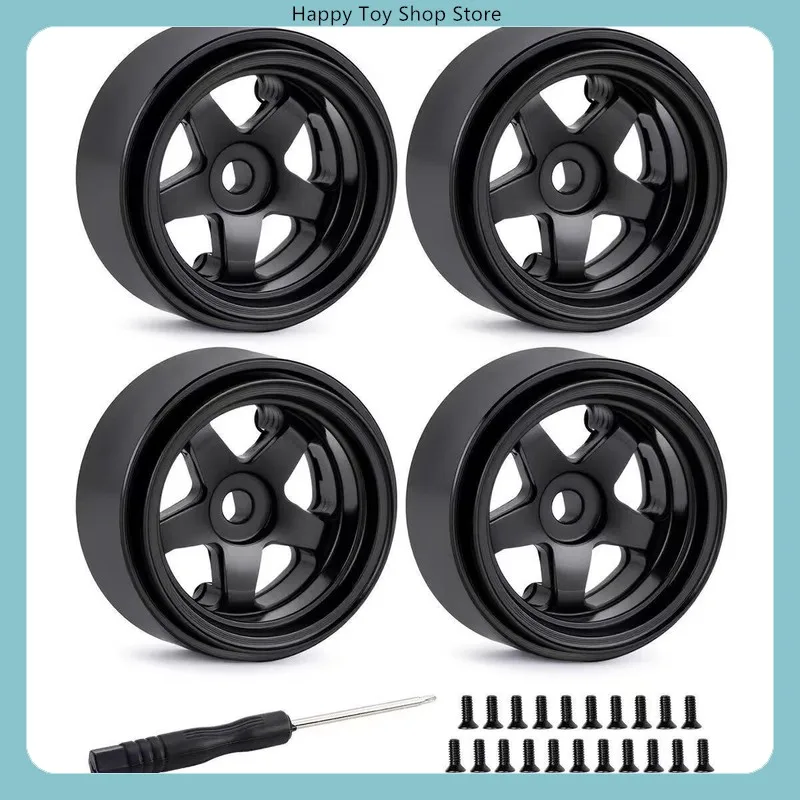 0.7 Aluminum Alloy Negative Offset Beadlock Wheels for SCX30