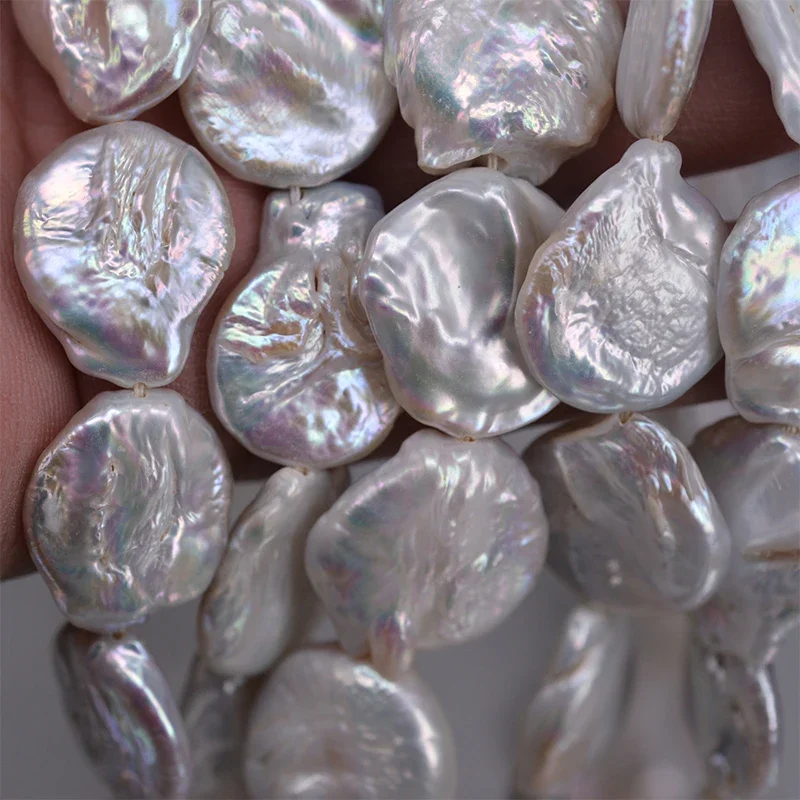 

ICNWAY натуральный белый розовый лавандовый пресноводный жемчуг 20-25 мм бусины из драгоценных камней для серебра 925 пробы изготовление ювелирных изделий DIY ожерелье серьги