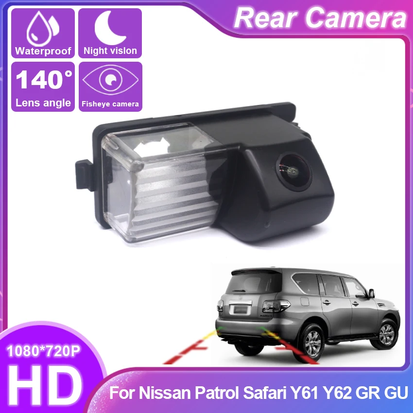 

Special car Fish Eyes Night Vision Waterproof Car Reversing Back Up Camera CCD HD For Nissan Patrol Safari Y61 Y62 GR GU