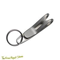 Stainless Steel / Titanium Alloy Hanging Hook Buckle EDC Tool Pocket / Belt Clip Keyring
