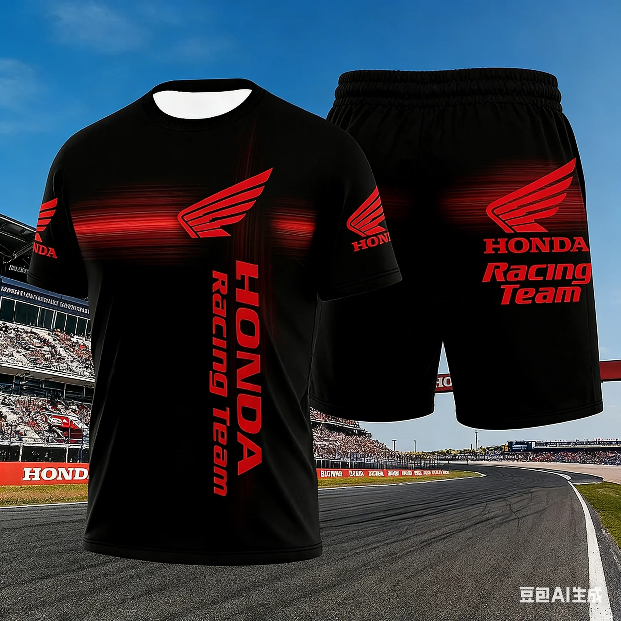 2026 Sommer Neues Kurzarm-T-Shirt – Modisches, schnelltrocknendes, atmungsaktives Motorrad-Sportshirt – Lockeres Unisex-Oberteil