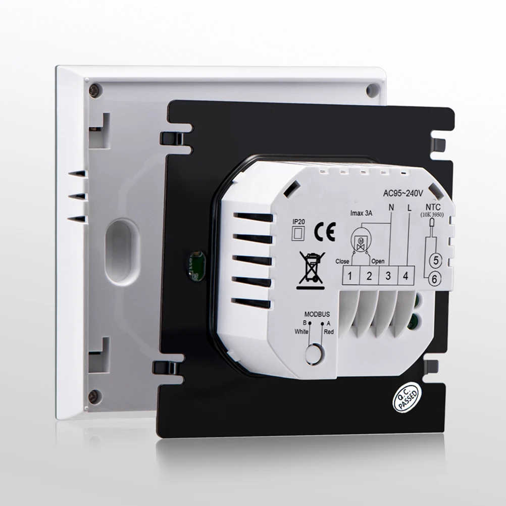 

1Pcs Thermostat Programmable Screen for Gas Boiler Heating System LCD Display Wireless Heating Appliance